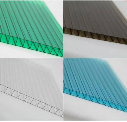 Flexible UV Protección de las hojas huecas de policarbonato lámpara de cielo abierto de la hoja PC 2