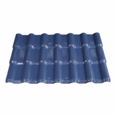 Espanola Teja PVC Precio Español ASA Techo de tejas de resina sintética Techo de tejas de techo con protección contra incendios B1 1050mm de ancho