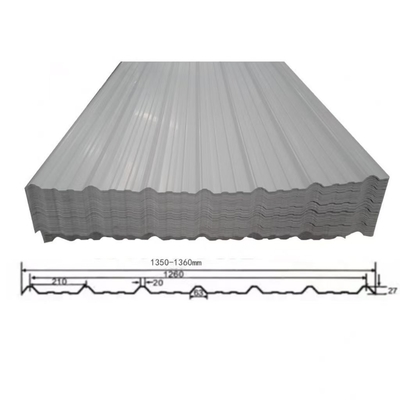 Hojas de techo corrugado de UPVC ecológicas en varios colores y tamaños 900mm-1360mm para soluciones de techo sostenibles