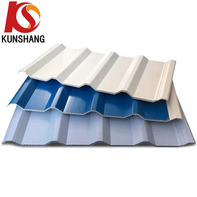 espesor de 10 mm aislamiento térmico de ondas altas PVC ondulado de doble pared Techo / hoja de techo