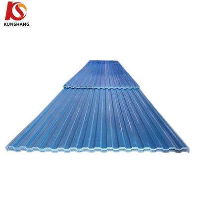 Hoja de techo corrugado trapezoidal de PVC/UPVC para protección a prueba de agua y choque en 1130mm 1360mm 1070mm 900mm Tamaños