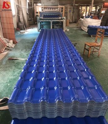 ASA PVC Teja para Techo Española upvc Lámina para Techo de Resina Sintética PVC