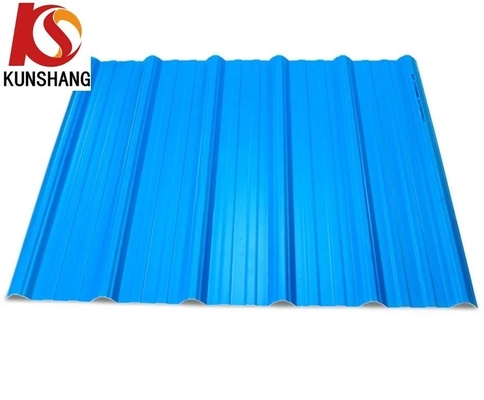 Fácil de instalar PVC techo corrugado de plástico Telha Trapezoidal UPVC cubierta de chapa para la industria llana y duradera