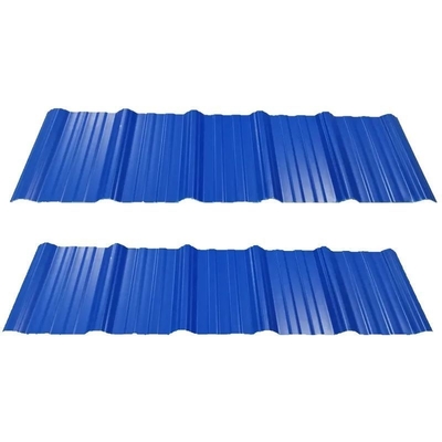 Fácil de instalar PVC techo corrugado de plástico Telha Trapezoidal UPVC cubierta de chapa para la industria llana y duradera