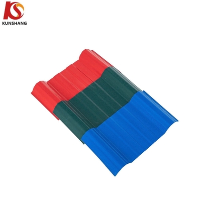 4 capas ASA Revestimiento PVC Trapezoidal Hojas de techo Blanco ASA Superficie UPVC Hoja de techo con 1,5-3,0 mm de espesor