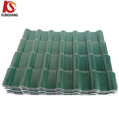 1050mm Antirruja ASA Spanish Resin Roof Tile UPVC Panel de tejas onduladas de plástico Rendimiento superior y longevidad