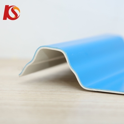 Laminas Techo PVC/UPVC Plata de techado de plástico 1070mm 1130mm para almacén dentro de azulejos de techo plano OEM Sí