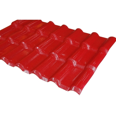 Larga duración de la vida sintética de la resina española tejas de techo 4 capas ASA PVC Tejas Hoja de techo hecha de otros materiales químicos