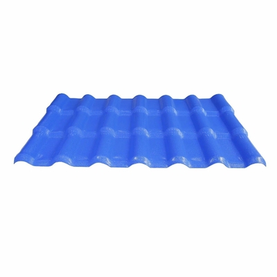 Teja impermeable UPVC Espanola Hoja de techo de plástico Español ASA PVC Techo de azulejos Cantidad de carga 4500-6000m2 por contenedor