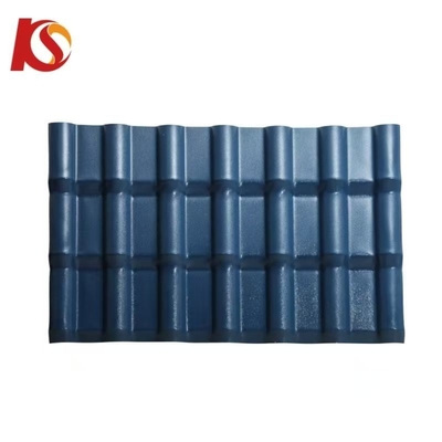 PVC Tejas de resina sintética corrugada con protección contra incendios B1 y forma de bambú
