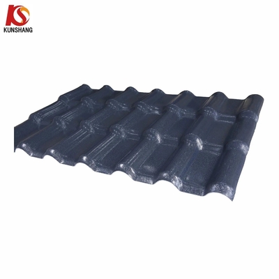Tejas de techo de PVC personalizadas para ensamblaje fácil de resina sintética PVC tejas de techo españolas en estilo español