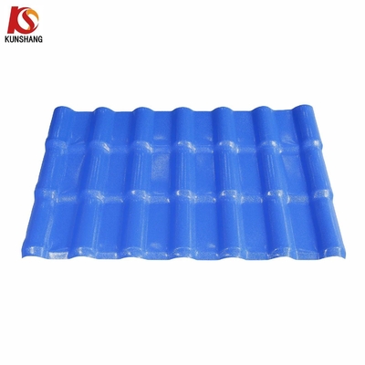 Cantidad de carga 4500-6000m2 por contenedor Techo de techo de resina sintética para techo de PVC/UPVC de plástico resistente a la intemperie