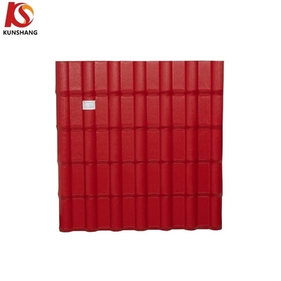 Cantidad de carga 4500-6000m2 por contenedor Techo de techo de resina sintética para techo de PVC/UPVC de plástico resistente a la intemperie