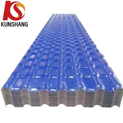 Hojas de techo de PVC de estilo español Materiales de construcción con código H.S. 39259000 y peso bruto del paquete 2.000 kg