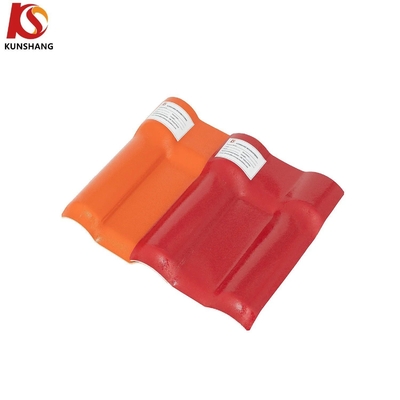 ASA Revestimiento PVC Techo de techo de resina sintética 1050 mm de ancho para una carga fácil y soluciones de techado atractivas