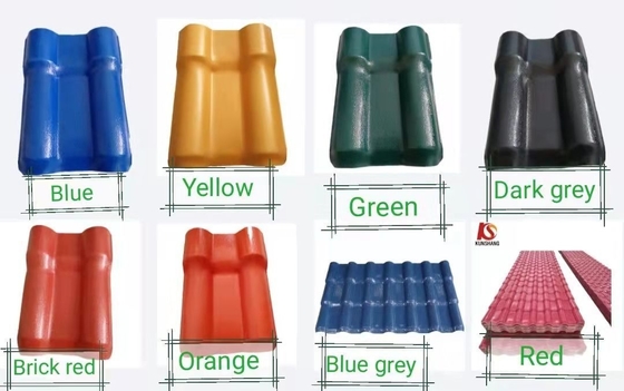 Diseño de materiales de construcción ASA Hoja de PVC con peso personalizado / m2 de 3,8-5,7 kg en estilo español