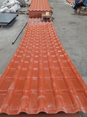 4500-6000 metros cuadrados por contenedor Cantidad de carga Larga vida útil ASA UPVC cubierta de cubierta 1050mm Colonial Teja PVC Spanish tejas de techo