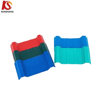 930 mm de ancho ASA recubrimiento de PVC Lamina De Tejas Color personalizado de la hoja de techo UPVC con OEM
