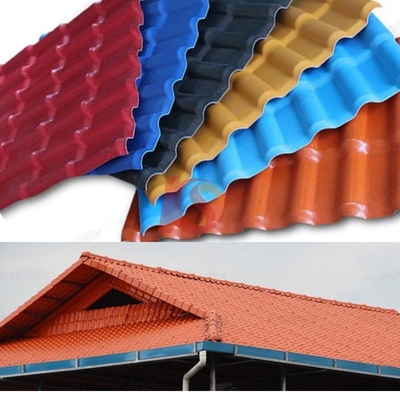 35.00cm * 30.00cm * 15.00cm Tamaño del paquete Hoja de techo de 2-3mm PVC de techo de tejas de madera espina Hoja corrugada