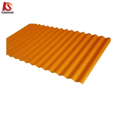 Hojas de techo de PVC onduladas Hojas de techo de UPVC onduladas Grisa Tejas de techo plano Material de construcción