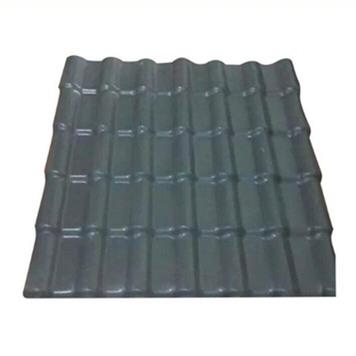 Hojas de techo de tejas ASA PVC ligeras y resistentes a las intemperie para villas de resina sintética