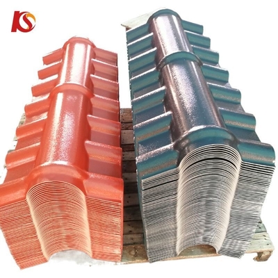 Anti-UV ASA azulejos de hoja española para el apartamento 3.8-5.7 kg/m2 Peso por metro cuadrado