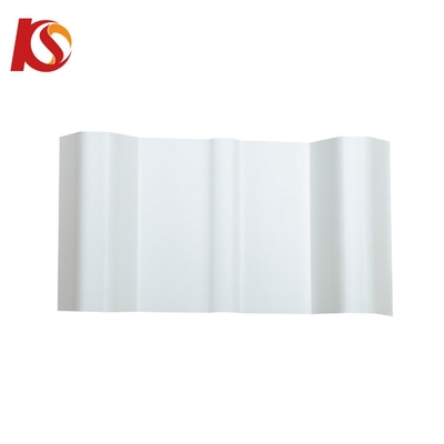 Plataformas de techo de PVC de plástico transparente azul y UPVC de cubierta corrugada para los requisitos del cliente