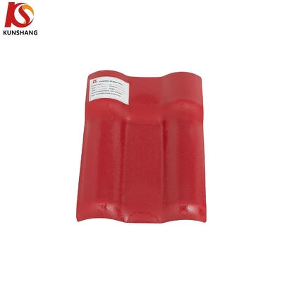 2.000kg Peso bruto Tejas de techo de PVC ASA personalizadas con material impermeable Resina sintética