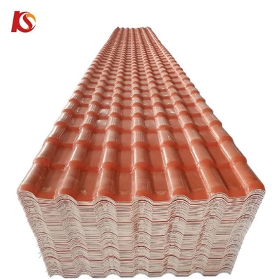 Resina sintética ASA azulejos de pared de exterior de España Lamina De PVC Teja Hoja de techo 35.00cm * 30.00cm * 15.00cm Tamaño del paquete
