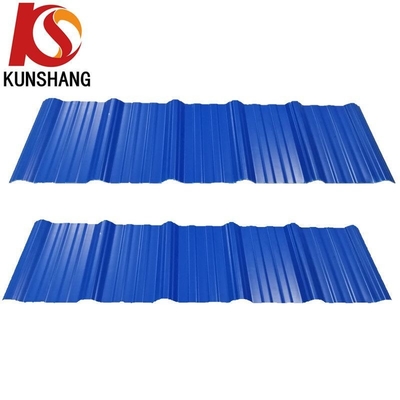 Material de construcción de color estable, tejas de cubierta corrugada UPVC y paquete duradero Tamaño 35.00cm * 30.00cm * 15.00cm