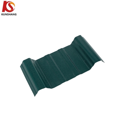 Material de construcción de color estable, tejas de cubierta corrugada UPVC y paquete duradero Tamaño 35.00cm * 30.00cm * 15.00cm