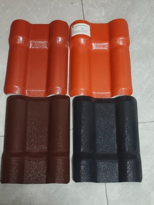 ASA Spanish Roof Sheet Infiero Inodoro Tejas de techo duraderas y elegantes con un grosor de 2.3-3.0MM