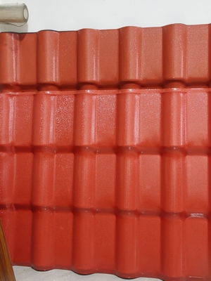ASA Spanish Roof Sheet Infiero Inodoro Tejas de techo duraderas y elegantes con un grosor de 2.3-3.0MM