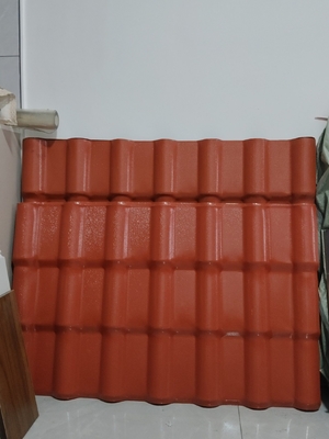 ASA Spanish Roof Sheet Infiero Inodoro Tejas de techo duraderas y elegantes con un grosor de 2.3-3.0MM