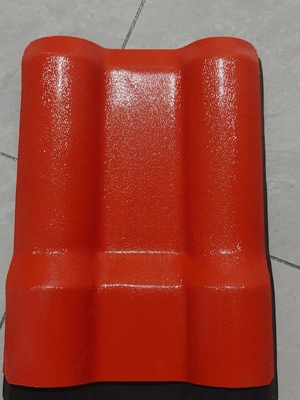 ASA Spanish Roof Sheet Infiero Inodoro Tejas de techo duraderas y elegantes con un grosor de 2.3-3.0MM