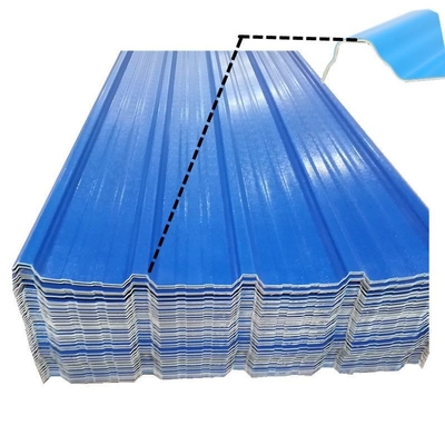 2.000kg Package Peso bruto Hoja de techo corrugada de PVC/UPVC para aislamiento térmico en materiales de construcción Panel de plástico ligero