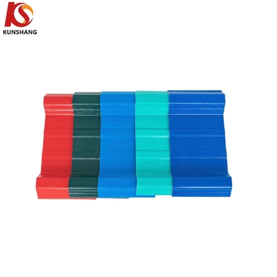 900 mm de ancho láminas de onda trapezoidal de color de plástico ASA PVC de la cubierta de la hoja para clientes OEM