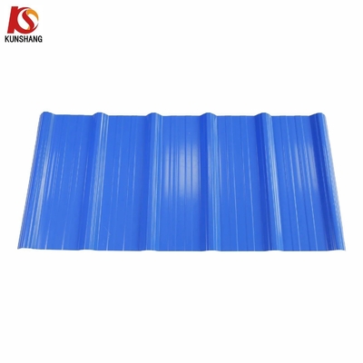 Material de construcción Tejas de techo UPVC de 1,5 a 3,0 mm de espesor con aislamiento térmico y anticorrosión