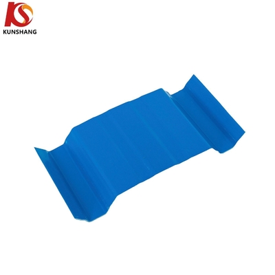 Tejas de techo plano de alta resistencia Anti-corrosión PVC cubierta de la hoja de techo Trapezoidal paquete de tejas Peso bruto 2.000 kg