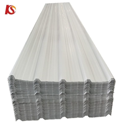 Tejas de techo plano PVC de plástico corrugado UPVC cubierta de la hoja de techo Trapezoidal de tejas ancho 910mm para sus requisitos del cliente