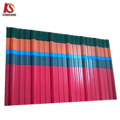 1130mm 1360mm 1070mm PVC / UPVC techado Trapezoidal / Wave Tile Package Tamaño 35.00cm * 30.00cm * 15.00cm