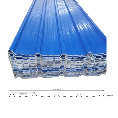 Material de construcción colorido Teja de techo de plástico PVC Tejas laminas 1.5mm-3.0mm UPVC Techo / hoja de techo para los requisitos del cliente
