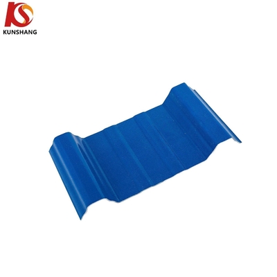 Hoja de techo de PVC trapezoidal de UPVC de colores personalizados ASA Tejas de techo superficiales para casas / almacenes de edificios / personalizados