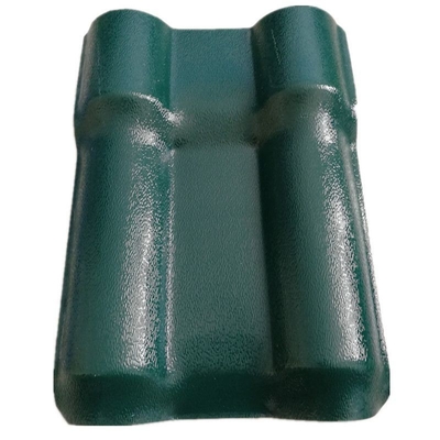 Listado de materiales de construcción ASA Tejas de techo sintéticas de resina con un grosor de 2,3 a 3,0 mm y una duración de color de 10 años