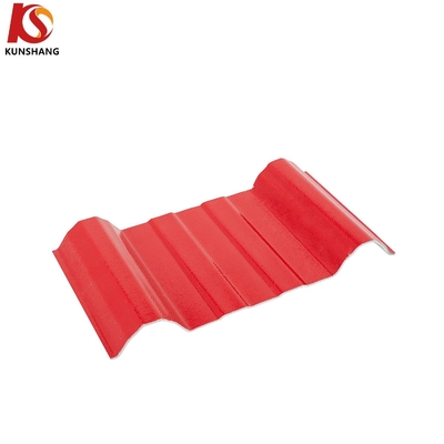 Tejas de PVC de terracota duraderas para toda la vida Diseño colorido 1130mm y 1360mm Tamaños