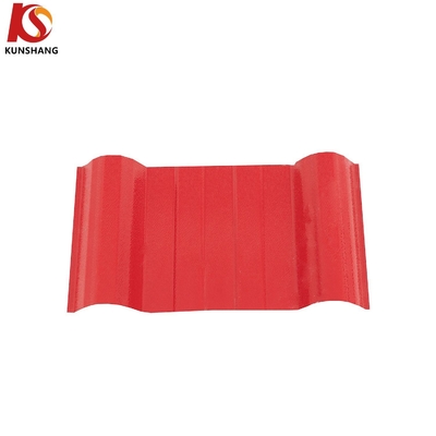 Construcción de viviendas al aire libre UPVC Moderno T1070 PVC Techo de techo con tejas de techo con superficie ASA 1.2-3.0mm de espesor