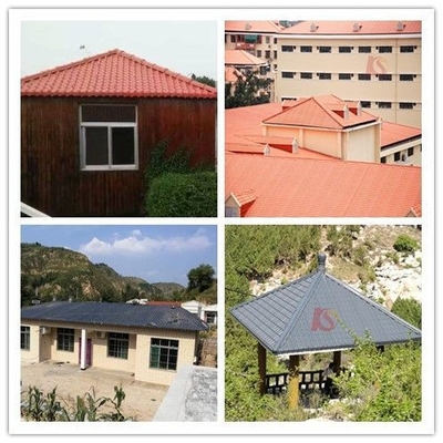 50 Años de Vida Auténtica tejas de techo de PVC de estilo español diseñadas para aportar un toque español a su casa al aire libre