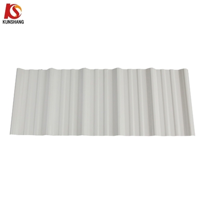 Hojas de techo corrugadas de PVC a prueba de fuego de 3 capas para almacenes