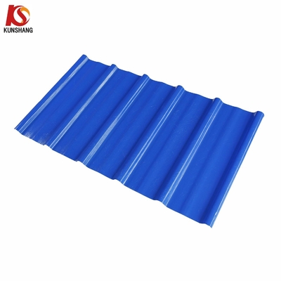 Hojas de techo corrugadas de PVC a prueba de fuego de 3 capas para almacenes