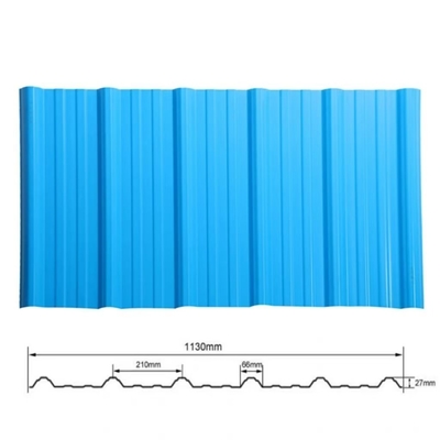 Hojas de techo corrugado de UPVC ecológicas en varios colores y tamaños 900mm-1360mm para soluciones de techo sostenibles